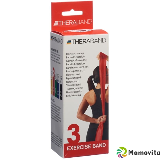 Theraband medium 2.5mx12.7cm red strong buy online