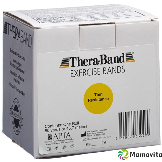 Theraband 45mx12.7cm yellow light buy online