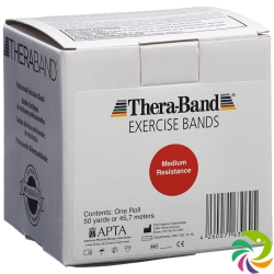 Theraband medium 45mx12.7cm red strong