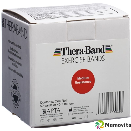 Theraband medium 45mx12.7cm red strong buy online