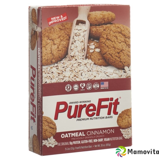 PureFit Protein Bar Oatmeal Cinnamon 100% vegan 15 x 57 g buy online