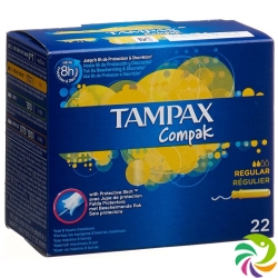 Tampax Compak Regular Tampons 22 pieces