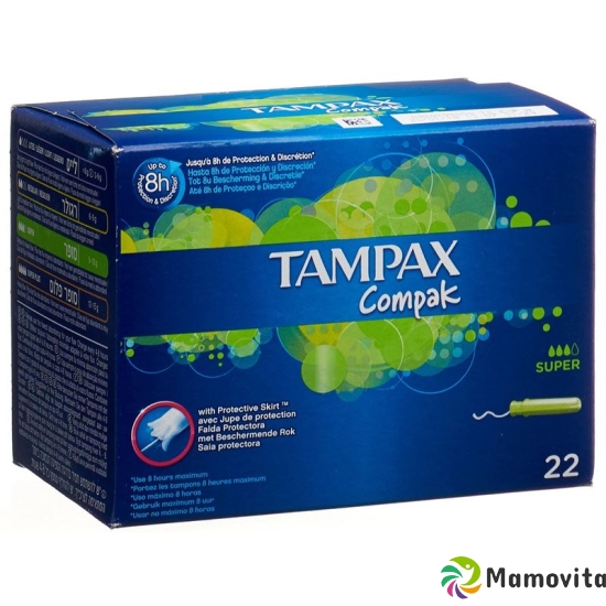 Tampax Tampons Compak Super 22 pieces buy online