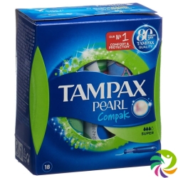 Tampax Tampons Compak Pearl Super 18 pieces