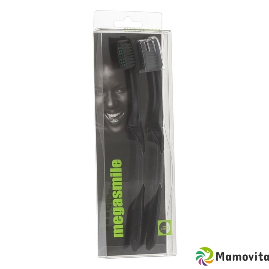 Die Megasmile Black Whitening II Zahnbürste 2 Stück buy online