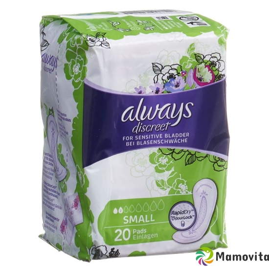 always Discreet incontinence Small 20 pcs buy online