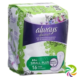 always Discreet incontinence Small Plus 16 pcs