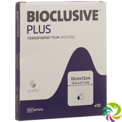 Bioclusive Plus film dressing 10x12cm sterile 10 pcs