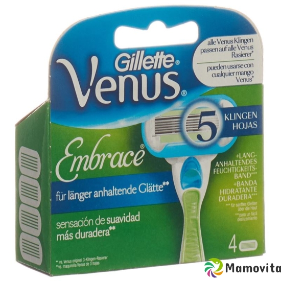 Gillette Venus Embrace replacement blades 4 pcs buy online