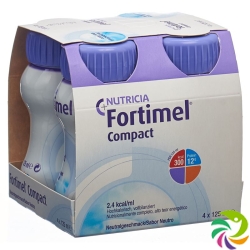 Fortimel Compact Neutral 4 Bottles 125 ml