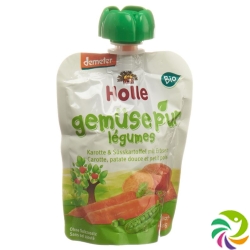 Holle Pouchy sweet potato & carrot with pea 90 g