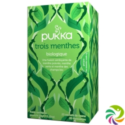 Pukka Trois Menthes Thé bio Btl 20 pcs