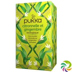 Pukka Citronelle et Gingembre Thé bio bag 20 pcs