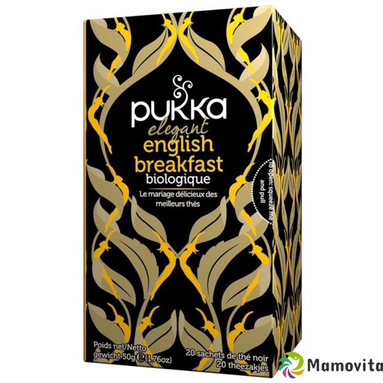 Pukka Elegant English Breakfast Thé bio Btl 20 pcs buy online