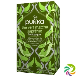 Pukka Thé Vert Matcha Suprême Thé bio Btl 20 pcs