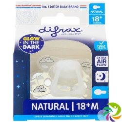 Difrax pacifiers Natural 18 + M Special Edition Silicon