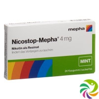 Nico stop Mepha gum 4 mg mint 24 pcs