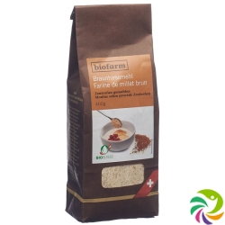 Biofarm brown millet flour CH bud Btl 400 g