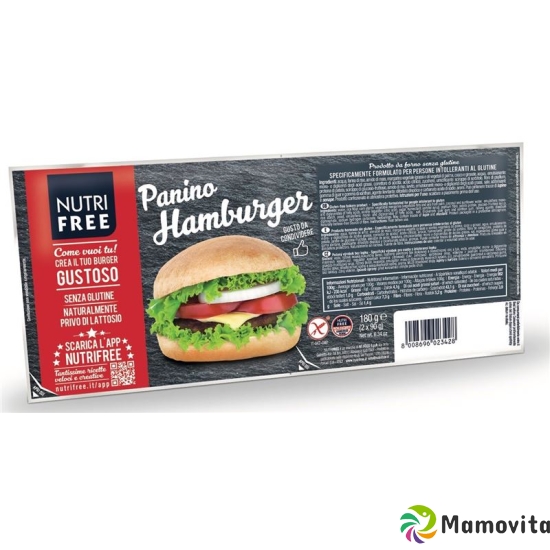 Nutrifree Panino Hamburger Glutenfrei 2x 90g buy online