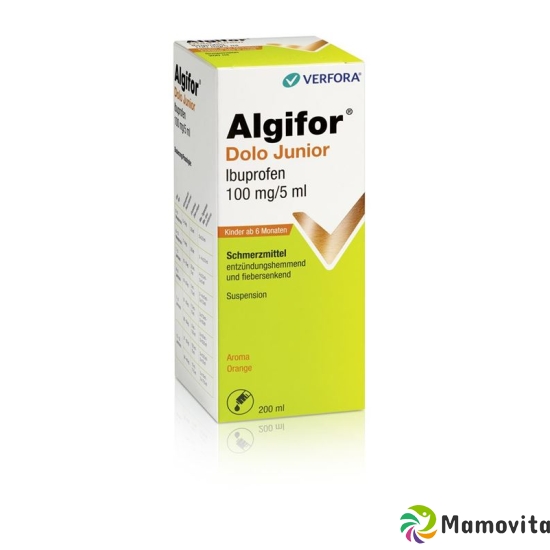 Algifor Dolo Junior Susp 100 mg / 5ml Fl 200 ml buy online