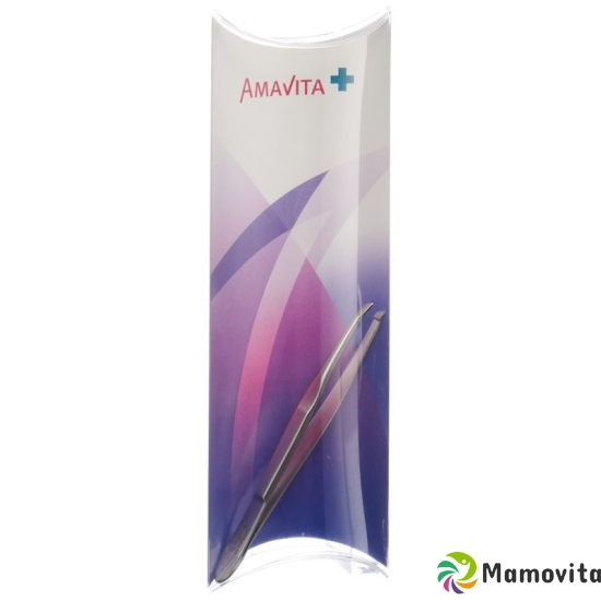 Amavita tweezers 9cm sloping matt buy online