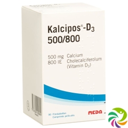 Kalcipos-D3 Filmtabl 500/800 Ds 90 pcs