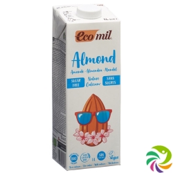 ECOMIL Almond drink with calcium lt without sugar 1