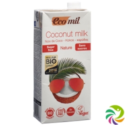 ECOMIL coconut drink lt without sugar 1