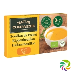 Natur Compagnie Huehnerbouillon Bio 8 Würfel 88g