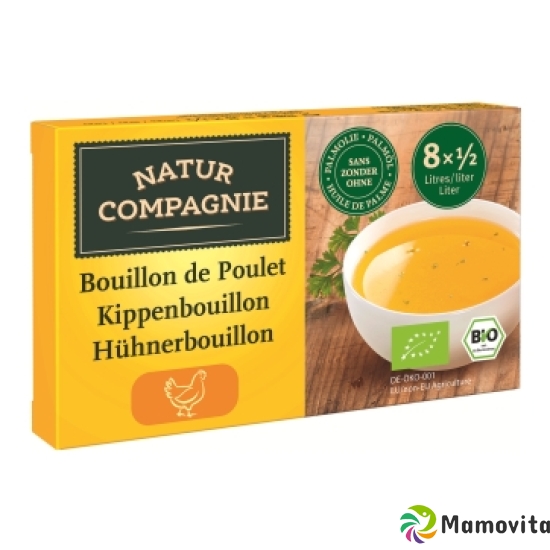 Natur Compagnie Huehnerbouillon Bio 8 Würfel 88g buy online