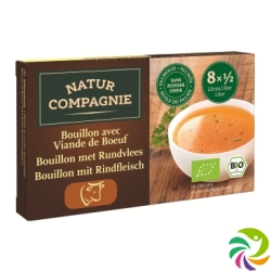 Natur Compagnie Bouillon Rindfleis Bio 8 Wuerf 96