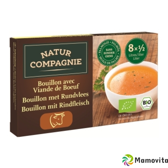 Natur Compagnie Bouillon Rindfleis Bio 8 Wuerf 96 buy online