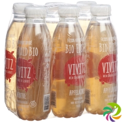 VIVITZ organic iced tea apple mint 6 x 0.5 lt