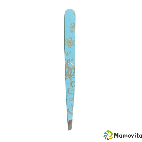 Hausmann tweezers slanting Swarovski blue buy online