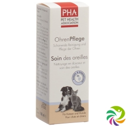 Pha Ohrenpflege Tropfen für Hunde und Katzen 100ml