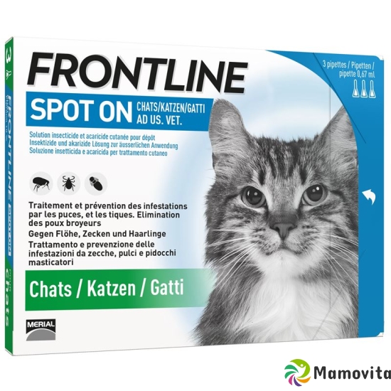 Frontline Spot On Cat List D 3 x 0.5 ml buy online