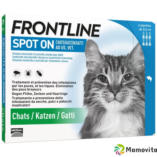 Frontline Spot On Cat List D 6 x 0.5 ml buy online