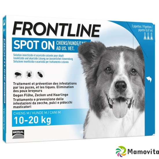 Frontline Spot On Dog M List D 3 x 1:34 ml buy online