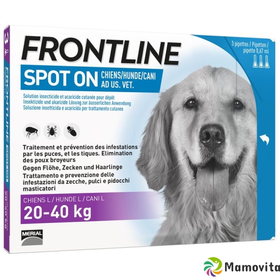 Frontline Spot On Dog L List D 3 x 2.68 ml buy online