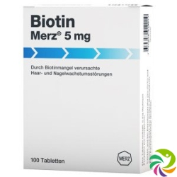 Biotin 5 mg tbl Merz 100 pcs