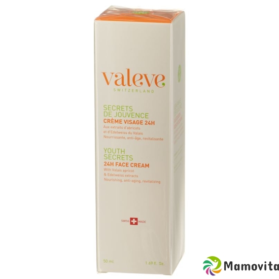 valeve crème visage 24 hours secrets jouvence 50 ml buy online