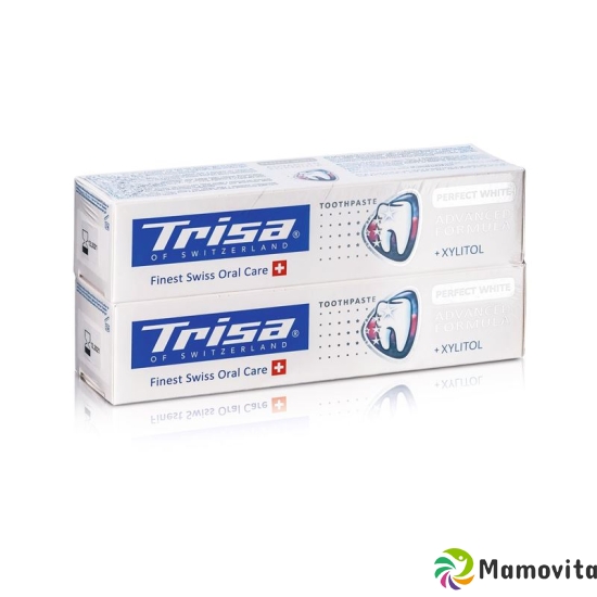 Trisa Perfect White toothpaste DUO 2 x 75 ml buy online