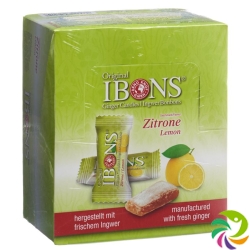 IBONS ginger candy display Lemon 12x60g