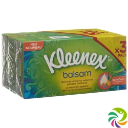 Kleenex Balm Handkerchiefs Box Trio 3 x 60 pieces