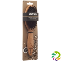 Babyliss Pneumatic Wooden Brush 100% boar