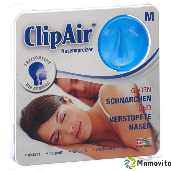 Oscimed ClipAir nasal dilator M for sleeping with storage box buy online