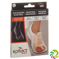 Epitact sport toe cap with blue nails L 34mm 2 pcs