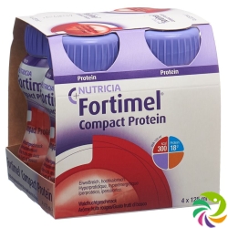 Fortimel Compact protein Forest fruit 4 bottles 125 ml