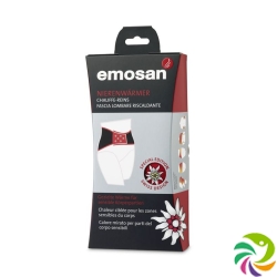 emosan Sashes Velcro L black with Edelweiss application