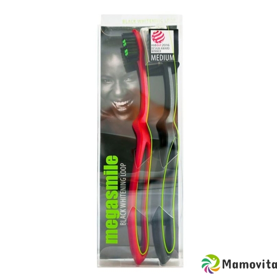 Megasmile Black Whitening Loop Toothbrush buy online